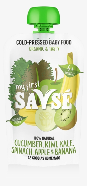 My First Savse Cucumber Kiwi Kale Spinach Apple Banana - My First Savse Blueberry, Prune, Plum, Apple