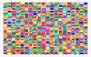 Abstract Colorful Grid Pattern Square Clipart - Portable Network Graphics