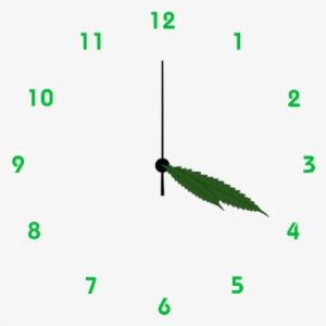 420 Clock Hands - 4.20 Clock