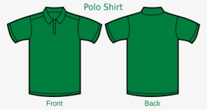 Dark Green Polo Shirt Template