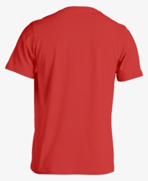 Custom Tee Template Red Back - T Shirt Back Template Blue