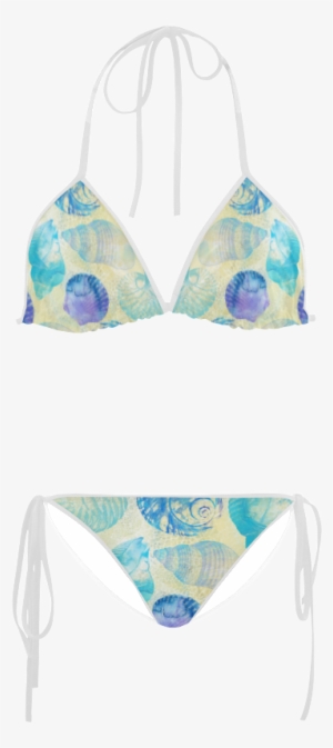 Seashells Custom Bikini Swimsuit - Swimsuit