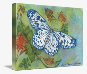 New Painting Blithesome Blue China Butterfly - Painting