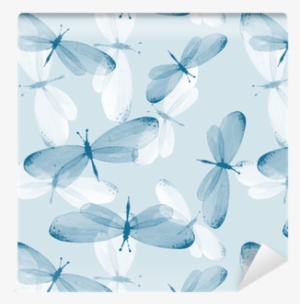 The Pattern Of Butterflies - Watercolor Painting