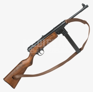 Mp41 Submachine Gun With Shoulder Sling - Medieval Sling