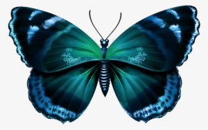 Red Wing Purple Butterfly