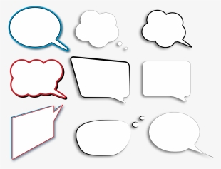 Balloons, Comic, Talk, Bubble, Moderation, Discussion - Language