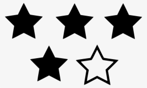 Four Star Rating Free Icon - Instagram Highlight Cover Grey