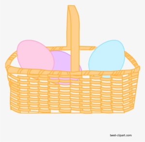 Basket Full Of Easter Eggs, Free Png Image - Easter