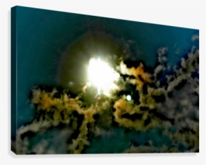 Hole In The Sky Canvas Print - Stony Coral