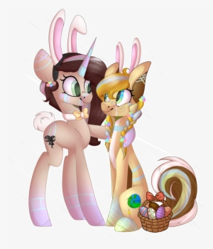 M-miamo, Basket, Bunny Ears, Earth Pony, Easter, Easter - Cartoon