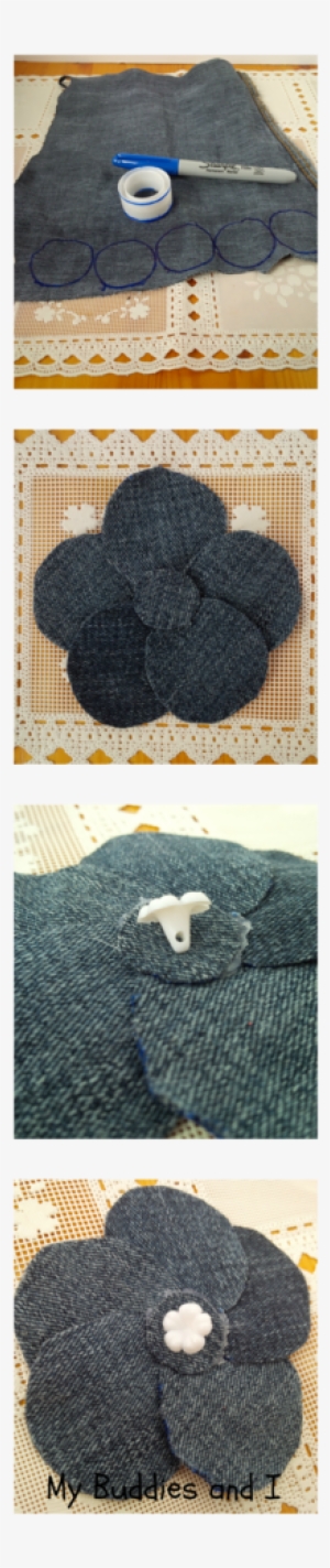 Denim Flowers Photo Easter Basket Flower - Easter Basket