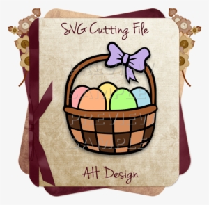 Easter Basket Svg Dxf Eps Png Cutting File - Allstar Baseball Mom Svg