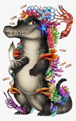 Atoll The Coral Reef Croc - Crocodile Furry