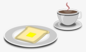 Breakfast Toast By @algotruneman, Coffee And Toast - Breakfast Clipart