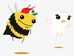 Bird And Bee - Birds And The Bees Png