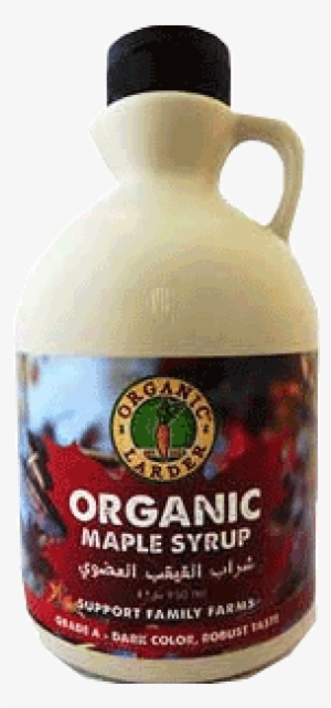 Organic Larder Maple Syrup Grade A Dark - Glass Bottle