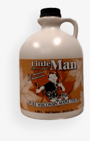 Half Gallon Little Man Syrup Jug - Little Man Syrup Little Man Syrup 100 Pure Wisconsin