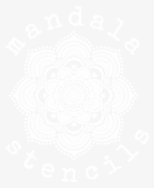 Mandala Stencils - Crowne Plaza White Logo