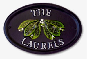 Laurel Leaves House Sign - Tree