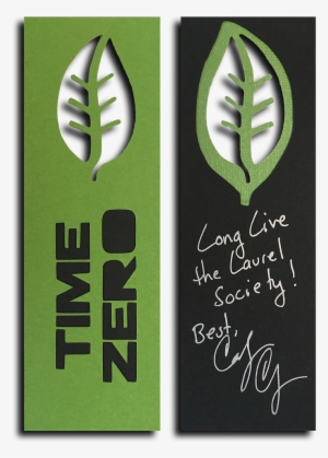 Official Laurel Leaf Bookmark Stencil