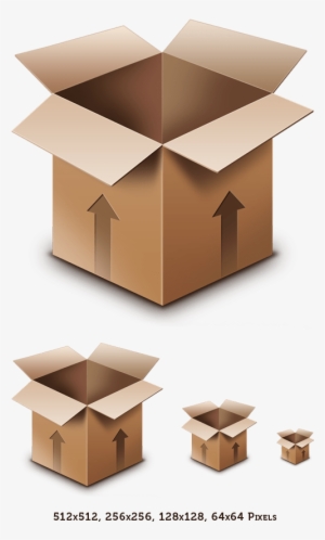 Preview Of The Cardboard Box - Boite En Carton Png