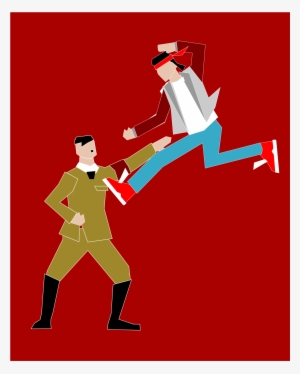 This Free Icons Png Design Of Bad Guy Vs Ninja Cop