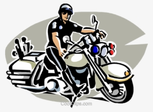 Motorcycle Cop Royalty Free Vector Clip Art Illustration - Police My Daddy My Hero Oval Ornament