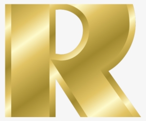 Gold Clipart Alphabet - Letter