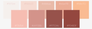 Rose Gold Font Effects Swatch Panel - Rose Gold Color Swatch