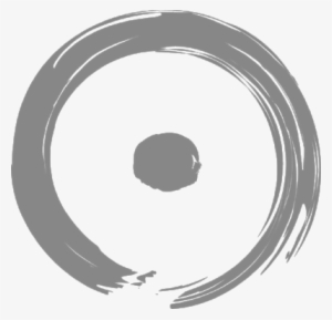 Circle With Dot Brush Stroke - Portable Network Graphics