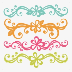 Hibiscus Flourishes Svg Scrapbook Cut File Cute Clipart - Scrapbooking