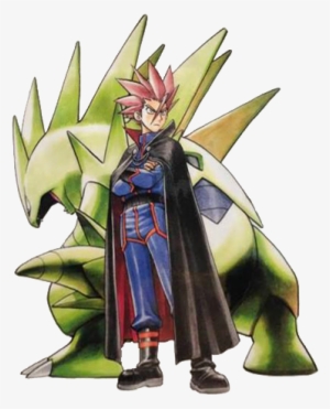 Pokémon Champion Lance With Tyranitar - Tyranitar De Lance Pokemon
