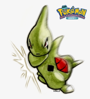 #246 Larvitar Used Body Slam And Stone Edge In The