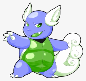 Shiny Wartortle - Cartoon