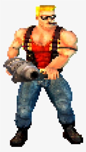 High Res 3d Pixel Normal Maps Dx11 Ftw Yo - Duke Nukem 3d Transparent