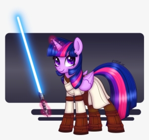 Ctb-36, Crossover, Female, Jedi, Lightsaber, Magic, - Jedi My Little Pony