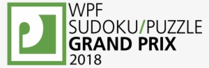 The 2018 Wpf Sudoku Grand Prix Is Here - Oval