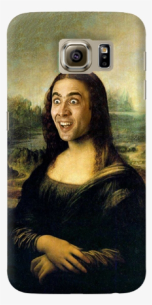Nicolas Cage Samsung Galaxy S6 Case - Mona Lisa Troll Face