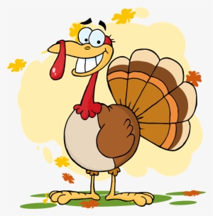 Thankful For A Hearing Loss - Turkey Cartoon