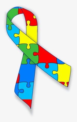 Blue Bow Clip Art Also Mental Health Awareness Ribbon - Autism Ribbon Svg Free