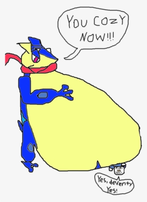 Greninja Fat Blanket - Fat Greninja