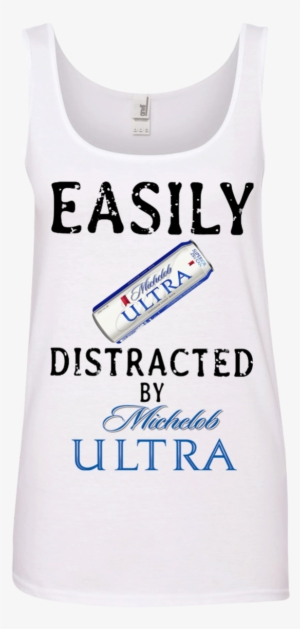 Easily Distracted By Michelob Ultra T Shirt Hoodie - Easily Distracted By Jeeps And Dogs