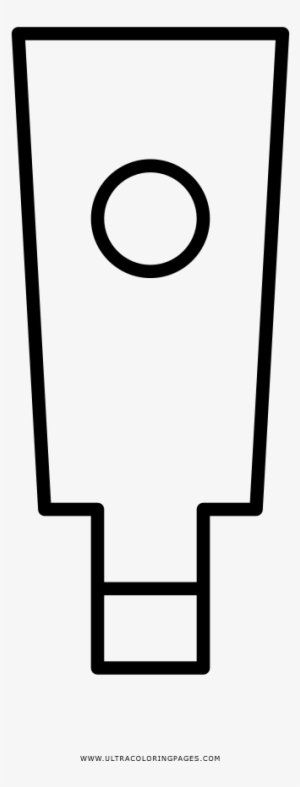 Vial Coloring Page - Line Art