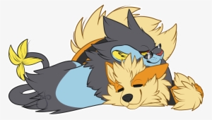 Arcanine Transparent Luxray - Pokemon Arcanine And Luxray