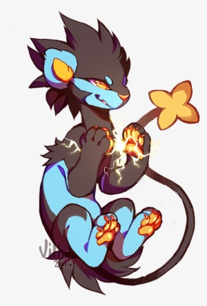 • Pokemon My Art Fanart Luxray I Should Seriously Draw - Luxray Fanart
