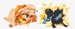 Some People Apparently See Luxray As Arcanine's Feline - Pokemon Luxray Vs Arcanine