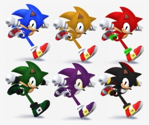 Ssb4my Greninja Palettes Got A Lot Of Love, So Have - Amiibo - Smash Sonic Character Pack (wii U)