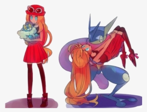 266 Kb Png - Greninja X Female Trainer