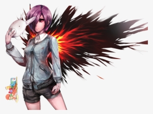 Rabbit Touka Tokyo Ghoul Render V1 By Azizkeybackspace-d7y0uli - Tokyo Ghoul Touka